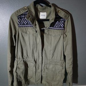 Mudd Medium Utility Jacket in Olive Green